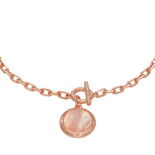 Load image into Gallery viewer, Emporio Armani Peach Mother of Pearl Chain Bracelet EG3564221
