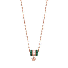 Load image into Gallery viewer, Emporio Armani Green Malachite Components Necklace EG3569221
