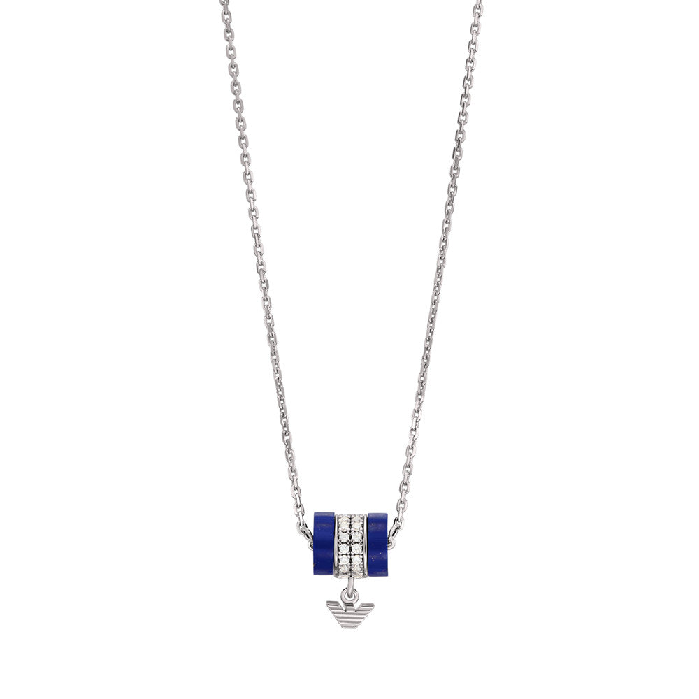 Emporio Armani Blue Lapis Lazuli Components Necklace EG3570040