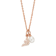 Load image into Gallery viewer, Emporio Armani Rose Gold-Tone Sterling Silver Pendant Necklace EG3573221
