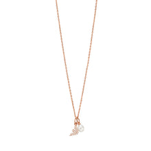Load image into Gallery viewer, Emporio Armani Rose Gold-Tone Sterling Silver Pendant Necklace EG3573221
