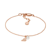 Load image into Gallery viewer, Emporio Armani Rose Gold-Tone Sterling Silver Chain Bracelet EG3575221
