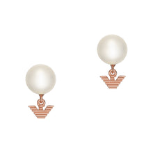 Load image into Gallery viewer, Emporio Armani White Pearl Stud Earrings EG3584221
