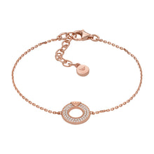 Load image into Gallery viewer, Emporio Armani Rose Gold-Tone Sterling Silver Components Bracelet EG3589221
