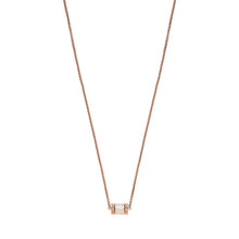 Load image into Gallery viewer, Emporio Armani Rose Gold-Tone Stainless Steel Pendant Necklace EGS2828221
