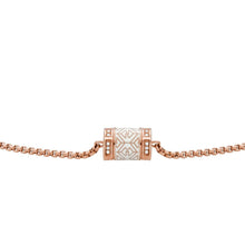 Load image into Gallery viewer, Emporio Armani Rose Gold-Tone Stainless Steel Slider Bracelet EGS2829221
