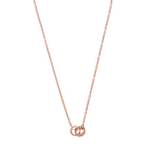 Load image into Gallery viewer, Emporio Armani Rose Gold-Tone Stainless Steel Chain Necklace EGS2891221HMSET
