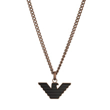 Load image into Gallery viewer, Emporio Armani Brown and Black Stainless Steel Pendant Necklace EGS2935200
