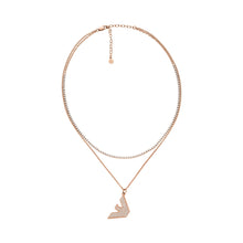 Load image into Gallery viewer, Emporio Armani Rose Gold-Tone Stainless Steel Pendant Necklace EGS2953221
