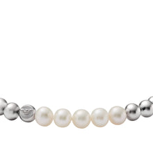 Load image into Gallery viewer, Emporio Armani Silver-Tone Brass Beaded Bracelet EGS2983040
