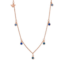 Load image into Gallery viewer, Emporio Armani Rose Gold-Tone Brass Station Necklace EGS3014221
