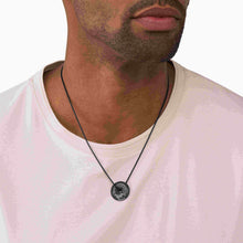Load image into Gallery viewer, Emporio Armani Black Stainless Steel Pendant Necklace EGS3045001
