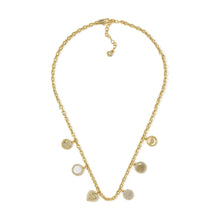 Load image into Gallery viewer, Emporio Armani Gold-Tone Brass Station Necklace EGS3103710
