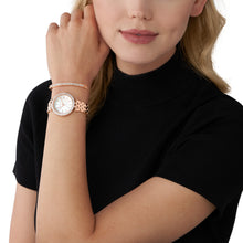 Load image into Gallery viewer, Michael Kors Darci Three-Hand Rose Gold-Tone Stainless Steel Watch and Steel Bracelet Set MK1064SET
