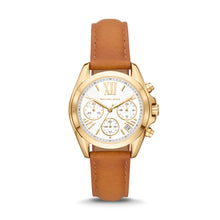 Load image into Gallery viewer, Michael Kors Bradshaw Chronograph Luggage Leather Watch MK2961
