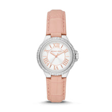 Load image into Gallery viewer, Michael Kors Camille Three-Hand Blush Croc Leather Watch MK2963
