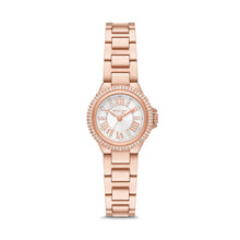 Load image into Gallery viewer, Michael Kors Petite Camille Three-Hand Rose Gold-Tone Stainless Steel Watch MK3253
