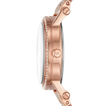 Load image into Gallery viewer, Michael Kors Women&#39;s Norie Three-Hand Rose Gold Stainless Steel Watch MK3558
