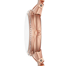 Load image into Gallery viewer, Michael Kors Women&#39;s Allie Three-Hand Rose Gold-Tone Stainless Steel Watch MK4413
