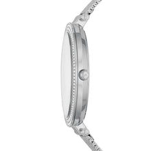 Load image into Gallery viewer, Michael Kors Darci Three-Hand Silver Crystal Watch MK4518
