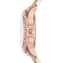 Load image into Gallery viewer, Michael Kors Liliane Three-Hand Rose Gold-Tone Stainless Steel Watch MK4558
