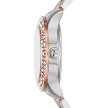 Load image into Gallery viewer, Michael Kors Liliane Three-Hand Rose Two-Tone Stainless Steel Watch MK4559
