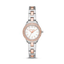 Load image into Gallery viewer, Michael Kors Liliane Three-Hand Rose Two-Tone Stainless Steel Watch MK4559
