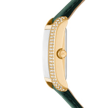 Load image into Gallery viewer, Michael Kors Emery Three-Hand Green Croco Leather Watch MK4697
