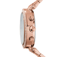 Load image into Gallery viewer, Michael Kors Parker Chronograph Rose Gold-Tone Stainless Steel Watch MK5491
