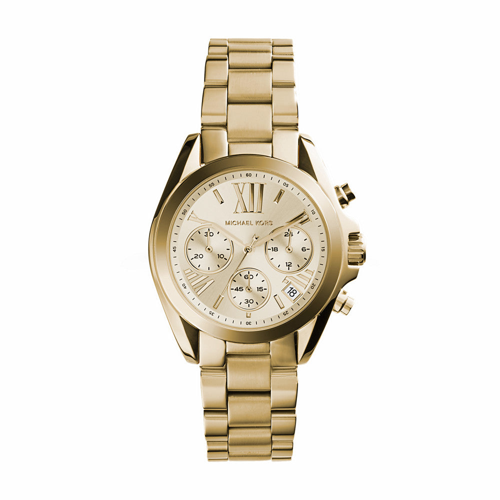 Michael Kors Gold-Tone Mini Bradshaw Watch MK5798