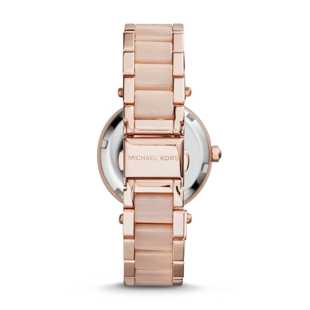 Michael Kors Rose Gold-Tone Mini Parker Watch MK6110 – Watch