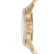 Load image into Gallery viewer, Michael Kors Ritz Three-Hand Gold-Tone Stainless Steel Watch MK6862
