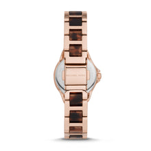 Load image into Gallery viewer, Michael Kors Camille Three-Hand Rose Gold-Tone Stainless Steel Watch MK6866
