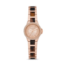 Load image into Gallery viewer, Michael Kors Camille Three-Hand Rose Gold-Tone Stainless Steel Watch MK6866
