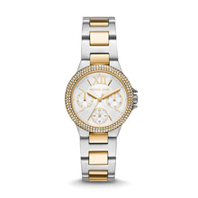 Load image into Gallery viewer, Michael Kors Camille Multifunction Two-Tone Stainless Steel Watch MK6982
