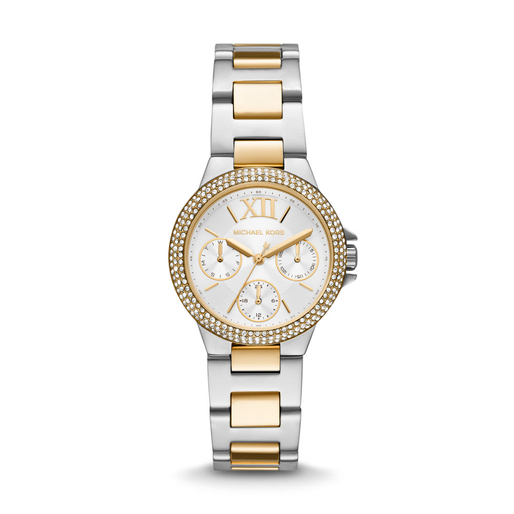 Michael Kors Camille Multifunction Two-Tone Stainless Steel Watch MK6982