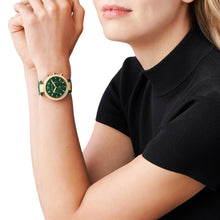 Load image into Gallery viewer, Michael Kors Parker Chronograph Green Leather Watch MK6985

