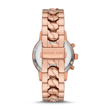 Load image into Gallery viewer, Michael Kors Ritz Chronograph Rose Gold-Tone Stainless Steel Watch MK7223

