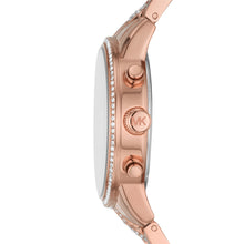 Load image into Gallery viewer, Michael Kors Ritz Chronograph Rose Gold-Tone Stainless Steel Watch MK7223
