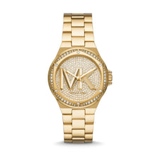 Load image into Gallery viewer, Michael Kors Lennox Three-Hand Gold-Tone Stainless Steel Watch MK7229
