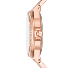 Load image into Gallery viewer, Michael Kors Lennox Three-Hand Rose Gold-Tone Stainless Steel Watch MK7230
