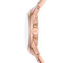 Load image into Gallery viewer, Michael Kors Camille Three-Hand Rose Gold-Tone Stainless Steel Watch MK7256
