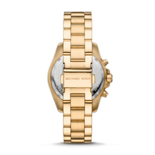Load image into Gallery viewer, Michael Kors Bradshaw Chronograph Gold-Tone Stainless Steel Watch MK7257
