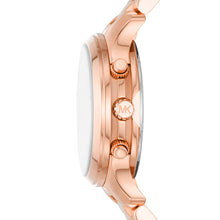 Load image into Gallery viewer, Michael Kors Runway Chronograph Rose Gold-Tone Stainless Steel Watch MK7327

