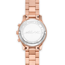 Load image into Gallery viewer, Michael Kors Runway Chronograph Rose Gold-Tone Stainless Steel Watch MK7327
