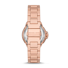 Load image into Gallery viewer, Michael Kors Mini-Camille Automatic Rose Gold-Tone Stainless Steel Watch MK9051
