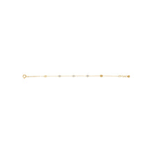 Load image into Gallery viewer, Michael Kors 14K Gold Sterling Silver Station Bracelet MKC1716CZ710

