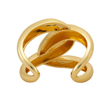 Load image into Gallery viewer, Michael Kors 14K Gold Statement Curb Link Cuff Bracelet MKJ836000710
