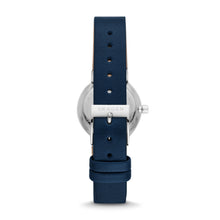 Load image into Gallery viewer, Skagen Freja Lille Two-Hand Ocean Blue Eco Leather Watch SKW3007
