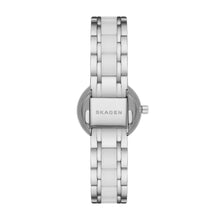 Load image into Gallery viewer, Skagen Freja Lille Two-Hand Silver-Tone Stainless Steel and Ceramic Watch SKW3010
